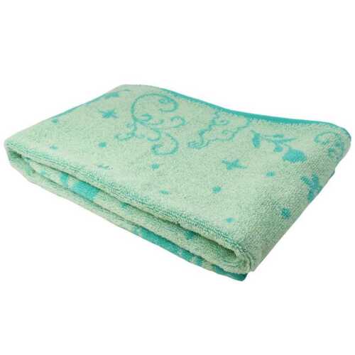Disney Princess Aladdin Jasmine Cotton Face Towel Long Towel Character Green JP - Picture 3 of 3