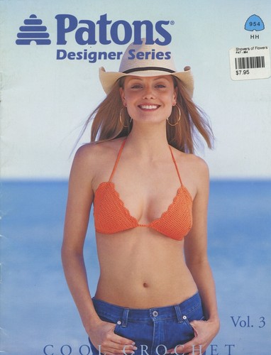 Patons Crochet Pattern Booklet 954HH Cool Crochet Vol 3 - 7 Designs Summer - Picture 1 of 8