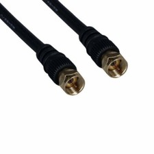 3' F-Type RG59 Video Audio Cable Coaxial 22AWG 75Ohm CCTV DVR Antenna Cable TV