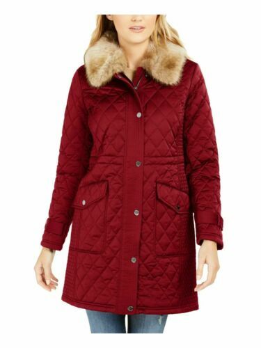 Quilted Jacket Removable Hood 