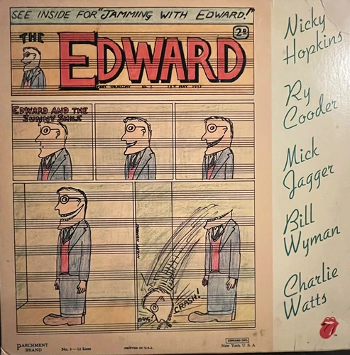 ROLLING STONES Jamming With Edward Ry Cooder Nicky Hopkins 1972 Vinyl LP Record