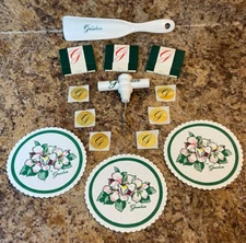 GREENBRIER HOTEL RESORT SHOEHORN + CORKSCREW + MATCH BOOKS + COASTERS + STICKERS