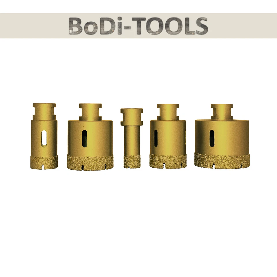 BODI-TOOLS Diamant-Fliesenbohrer Vakuum M14 Gold Ø 5 - 150 mm Profi Fliesenbohrkrone
