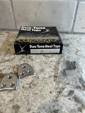 CAPEZIO DUO TONE HEEL TAPS NOS NIB SZ 8