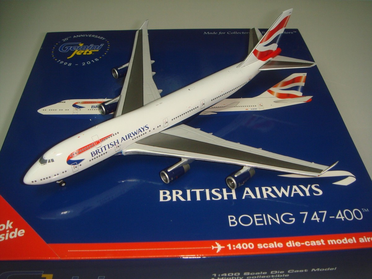 Gemini Jets 400 British Airways BA B747-400 