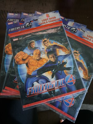 40 Marvel Fantastic 4 Birthday Party Treat/Loot/Party Bags*Super Heros*New