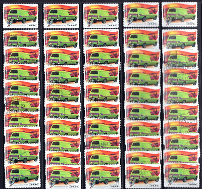 2006 Australia Cars HOLDEN SANDMAN 1976 HX BULK USED LOT x 50 Stamps ...