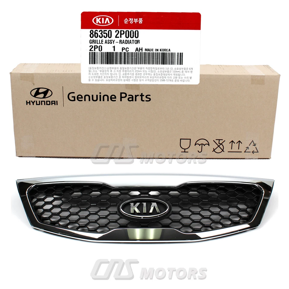 NEW GENUINE KIA SORENTO 2011-2013 FACTORY GRILLE ASSEMBLY - WITH NEW EMBLEM⭐⭐⭐⭐⭐ Foto 2 de 4