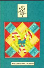 Christmas Crossing 384  Finished Quilt 42 x 42" Pieces From My Heart