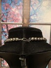 Vintage COIN Silver (.900)  & Genuine TIGER EYE Squash Blossom Necklace, ca 70's — photo 5