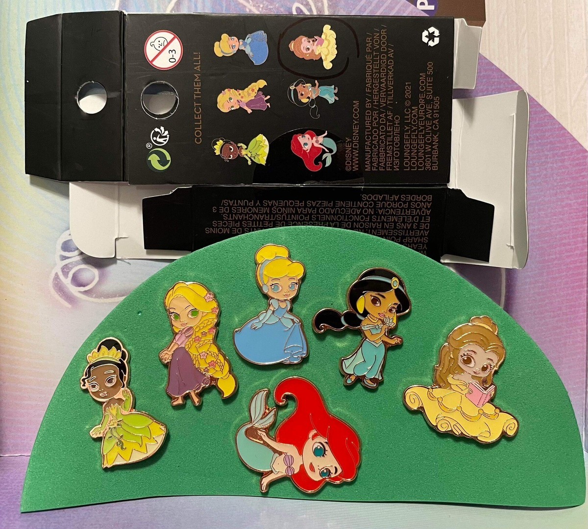 Disney Chibi Princess Loungefly Set Disney Loungefly Chibi Princess Sidekicks Mini Backpack  main image 3