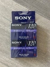 New Sony P6-120HG 120 Minute, 8mm Video Cassette - Pack of 2 Sealed High Grade