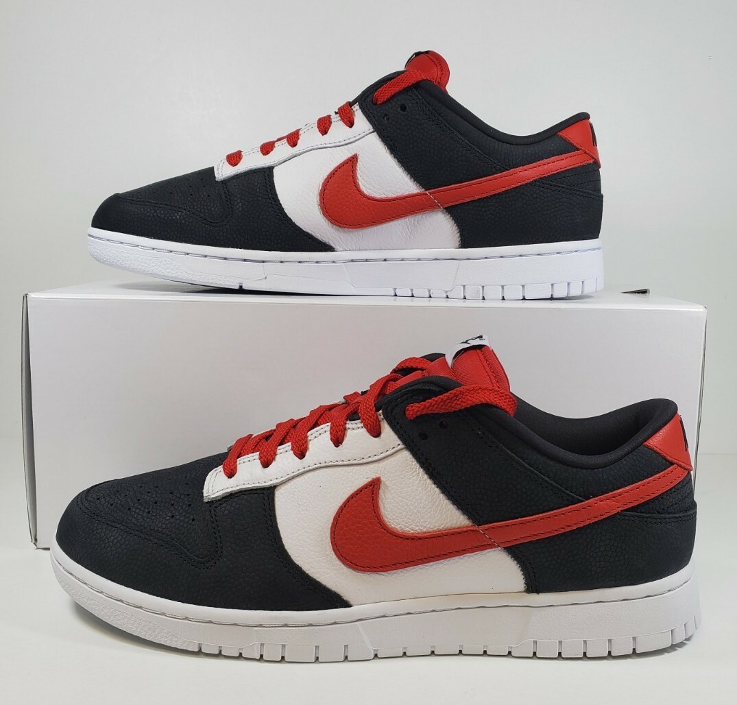 スニーカー NIKE DUNK LOW 365 By You Chicago Nike Dunk Low 365 By You ID Chicago Mens Size 10.5 IN HAND Black