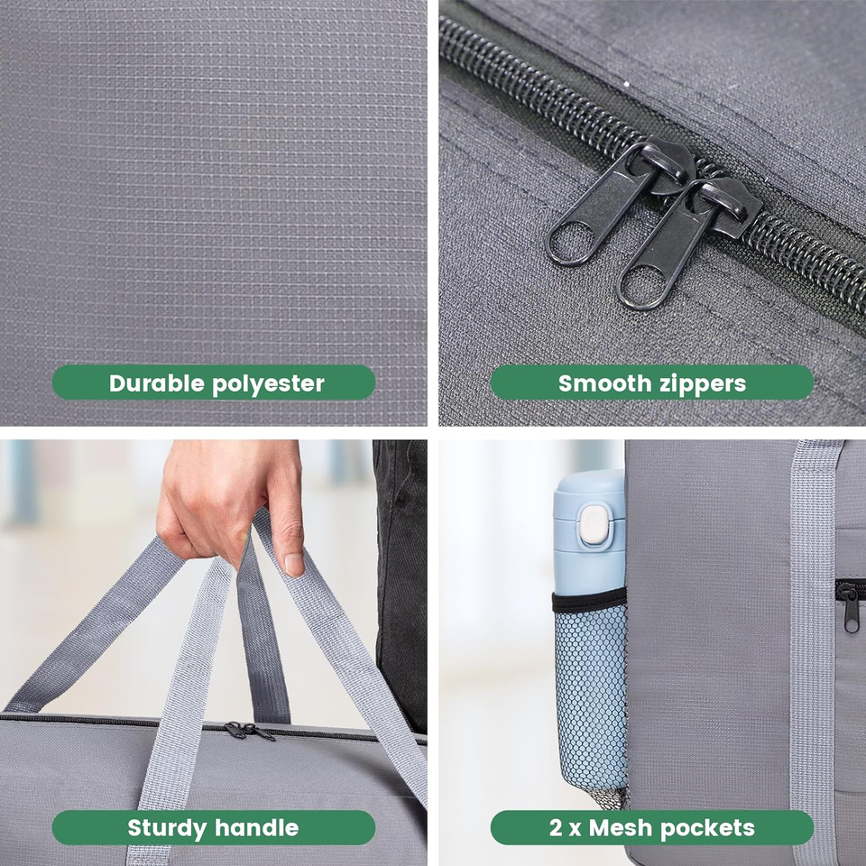 Personal Item Bag for Airlines Foldable Travel Bag 18X14X8 Small Duffle Bag fo eBay