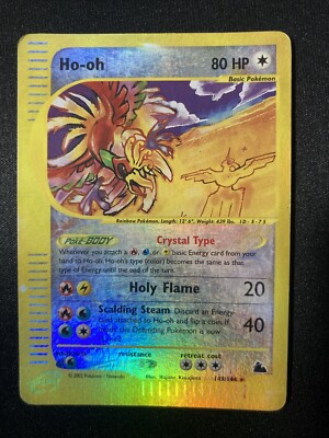 Pokémon TCG Ho-oh Skyridge 149/144 Reverse Holo Holo Rare | eBay Pokémon TCG Ho-oh Skyridge 149/144 Reverse Holo Holo Rare | eBay