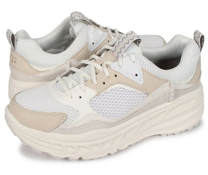UGG CA805 x Lace Low Mesh Leather Natural White Shoes Trainers Runners 9.5 Mens