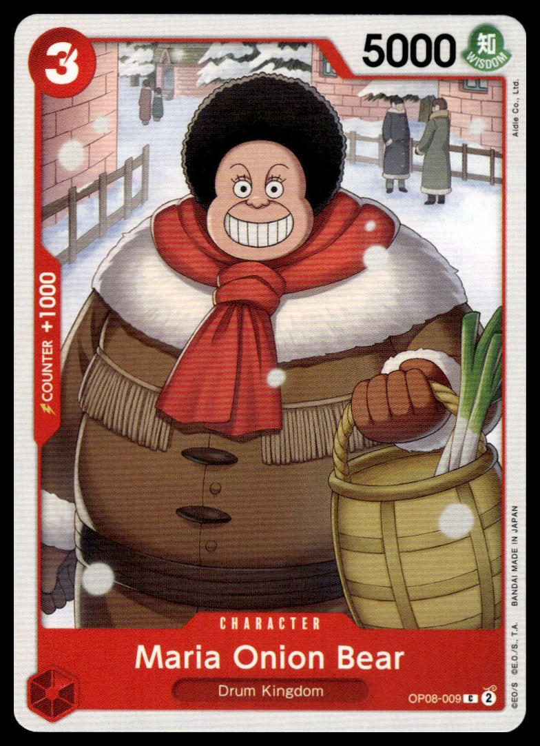 One Piece OP-08 Two Legends Maria Onion Bear #OP08-009 | eBay
