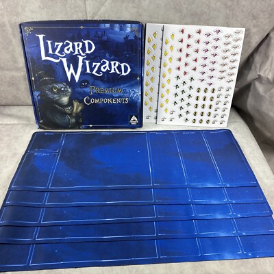 New - Forbidden Games Lizard Wizard - Premium Components - Everything Pictured