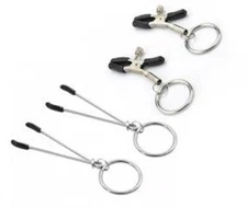 4pc Breast Nipple Clamps Clit Clip SM Bondage Sex-toys
