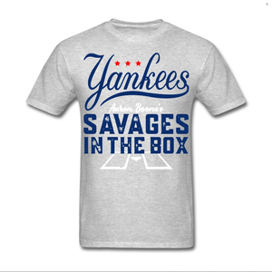 yankees savages in the box shirt