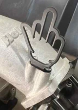 Matte Black Holley High Ram Intake Middle Finger
