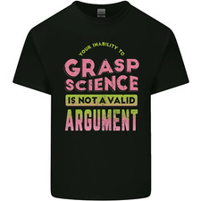 Grasp Science Funny Geek Nerd Physics Maths Mens Cotton T-Shirt Tee Top