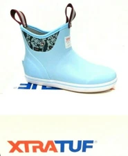 Xtratuf Salmon Sisters Women's  6" Ankle Deck Boots Lt. Blue Mermaid - Select Sz