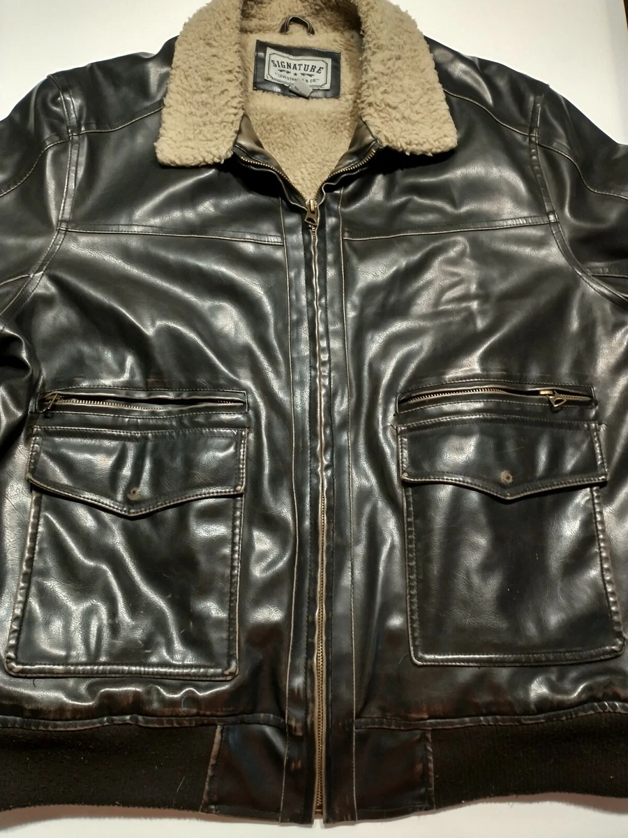 Levi leather jacket 2025 with fur