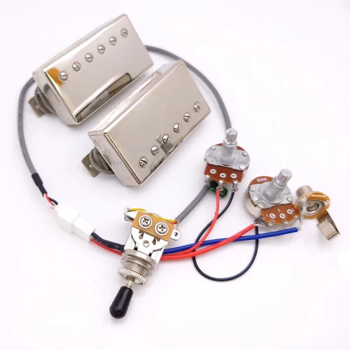 498R 498T Guitar Humbucker Pickups 2C with 1V1T Wiring Harness for Gibson Guitar