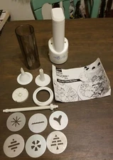 Proctor Silex Super Shooter Plus Cordless Cookie Press & Food Decorator GO123