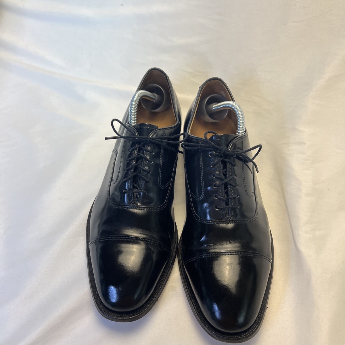 Johnston & Murphy Men's Optima Men's Black Cap Toe Oxfords