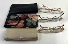 Vintage 1950's Eyeglasses and Cases - 3 Pairs