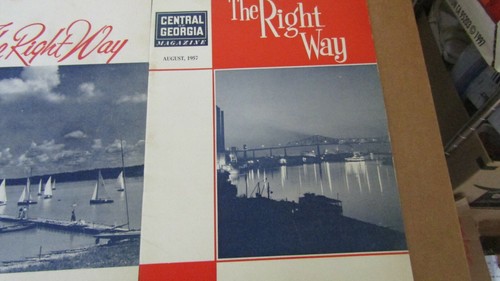 Lot of 9 - 54-57 Central of Georgia Railway The Right Way Company Magazines Used - Picture 8 of 9