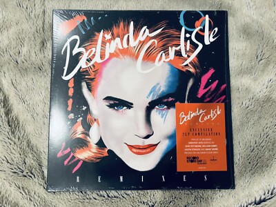 New! Belinda Carlisle - Remixes - RSD 2023 On Clear Vinyl 2 LP