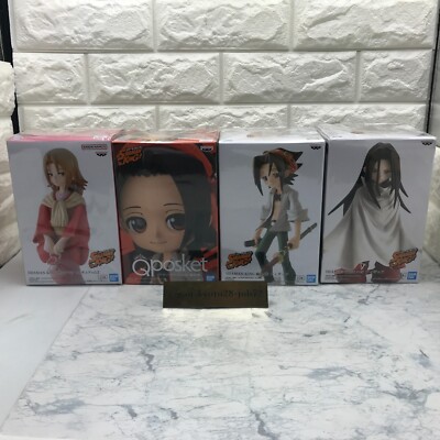 SHAMAN KING Yoh Asakura Hao Anna Banpresto Preis Figur 4er Set
