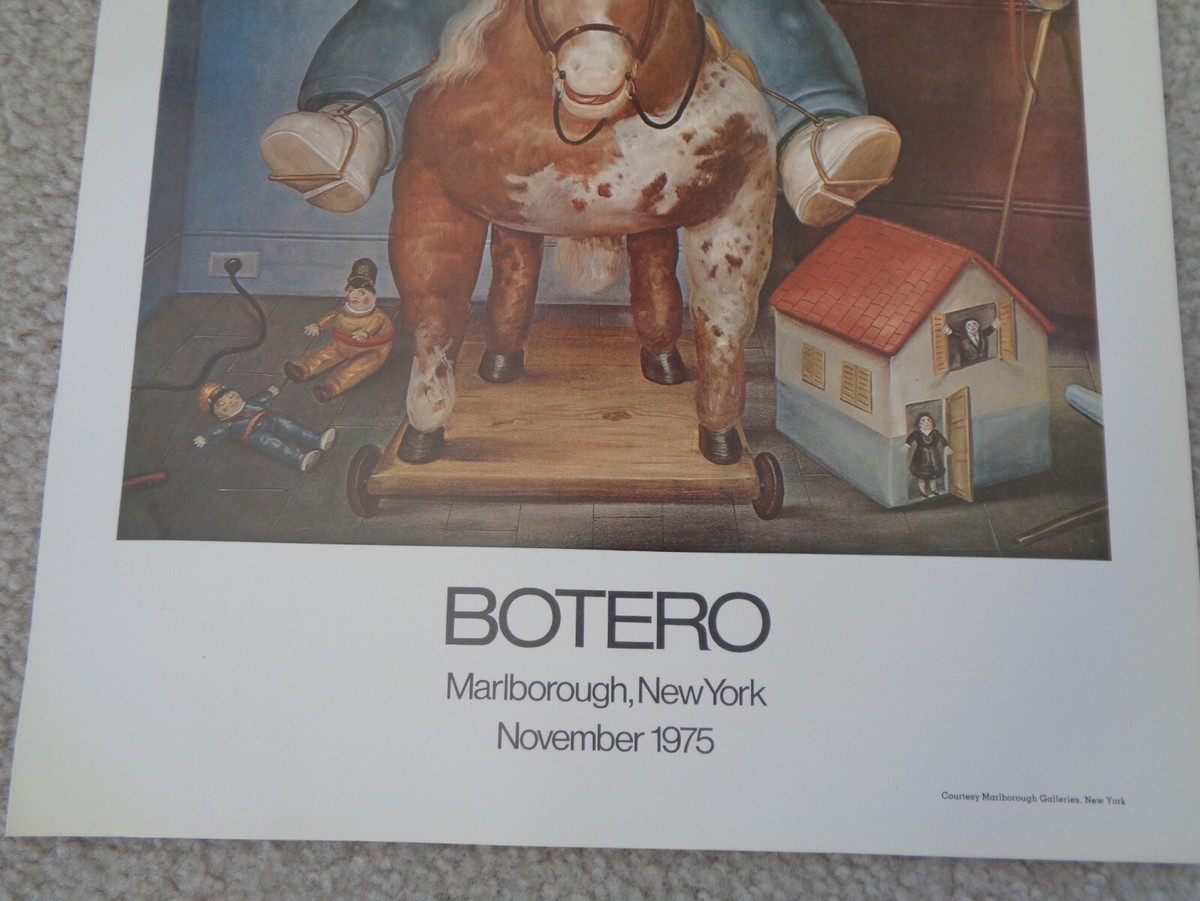 Affiche Lithographie Fernando Botero - Pedrito - 1975 - 45x29,5 Cm
