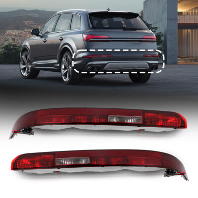 Tail Rear Bumper Reflector Reflex Light For Audi Q7 16 17 18 19 20 Right Side RH