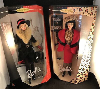 Lot of City seasons barbies~Winter in New York (1998)~Winter in