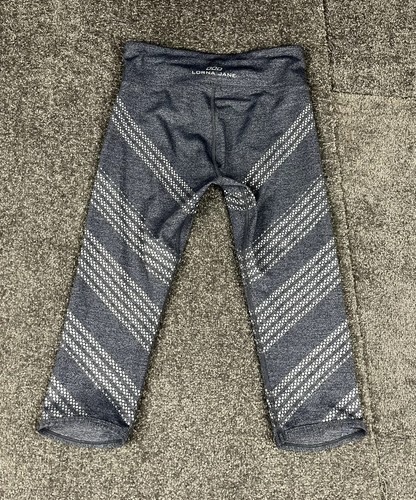 Lorna Jane Leggings Womens Extra Small Grey Cropped Tight Active Gym Ladies - Picture 2 of 12