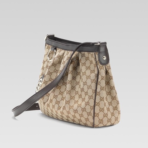 Gucci GG Canvas Sukey medium messenger bag handbag purse - Picture 2 of 23