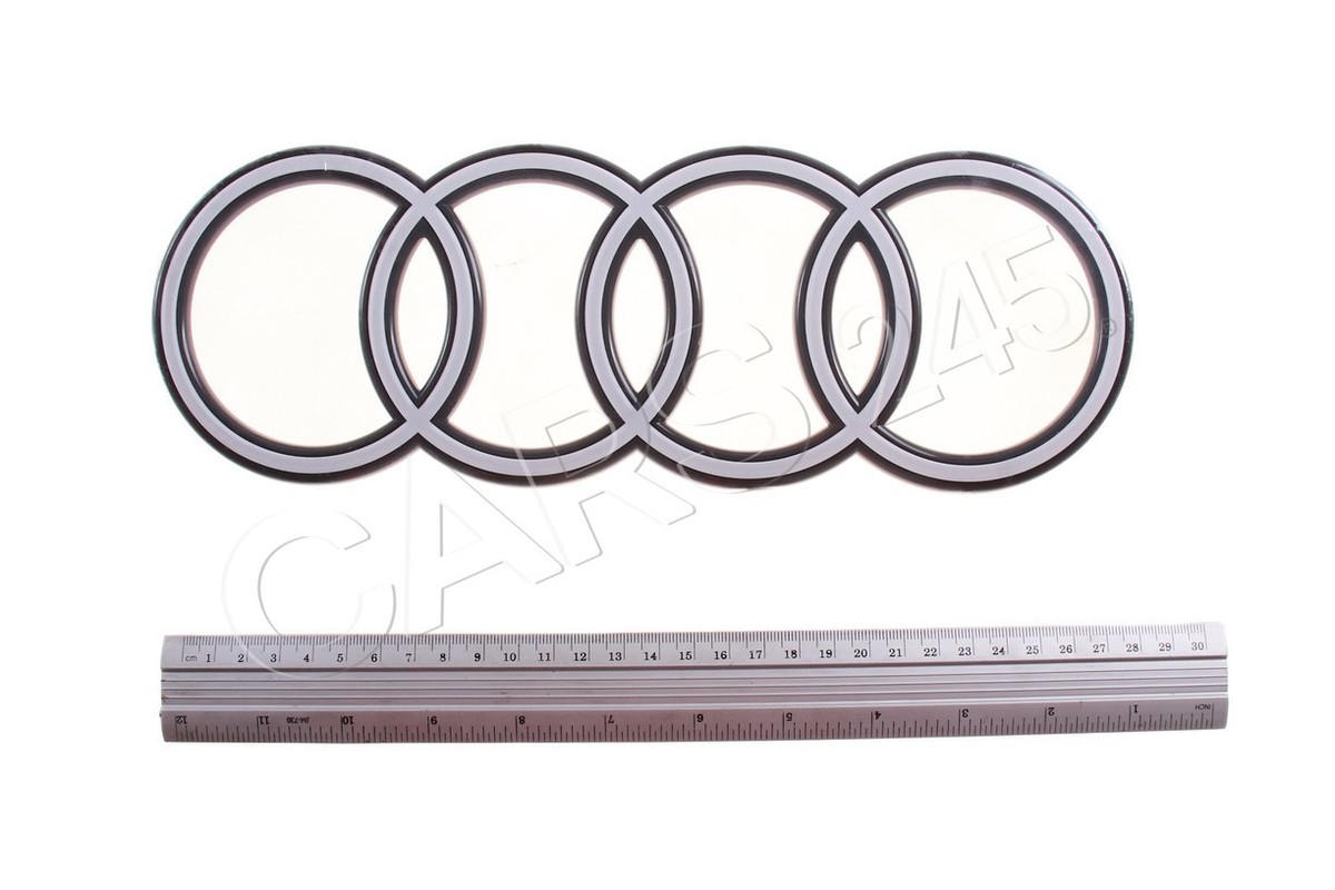 Genuine AUDI Q8 4MN Audi Emblem polar white 8MA853605A90A | eBay