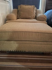 Palomar Portofino Lounge Chair & Leg Rest - Cadalin Caramel