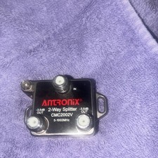 Antronix 2 Way Spitter Coaxial Cables Black Silver