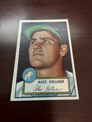 1952 Topps Gray Back #201 Alex Kellner. VG/EX