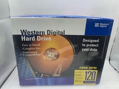 VTG Western Digital Internal EIDE 120GB Hard Drive 7200 RPM Mod:WD1200BBRTL BE - Image 1 of 4