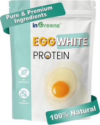 inGreens 10 Oz Dried Egg White Protein Powder, Gluten-Free & Non-GMO &... 