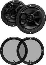 Infinity Kappa Perfect 600XS 6-1/2  Component Speaker System Round Grill Car App