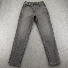 American Eagle Women's Gray Stretch Curvy Mom Jean Size 6