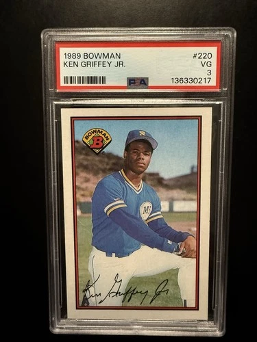 1989 Bowman Ken Griffey Jr #220 (RC) - PSA 3, Low POP