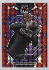 2023 Panini Mosaic Rookies Red Mosaic Prizm Mekhi Blackmon #348 1oo4